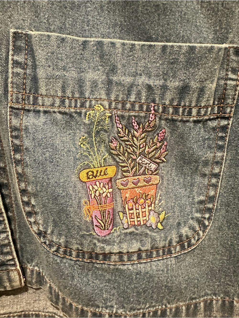 Vintage!! Casey Coleman Blue Denim Jacket - Picture 5 of 7